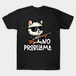 No Probllama - Llama-nator T-Shirt